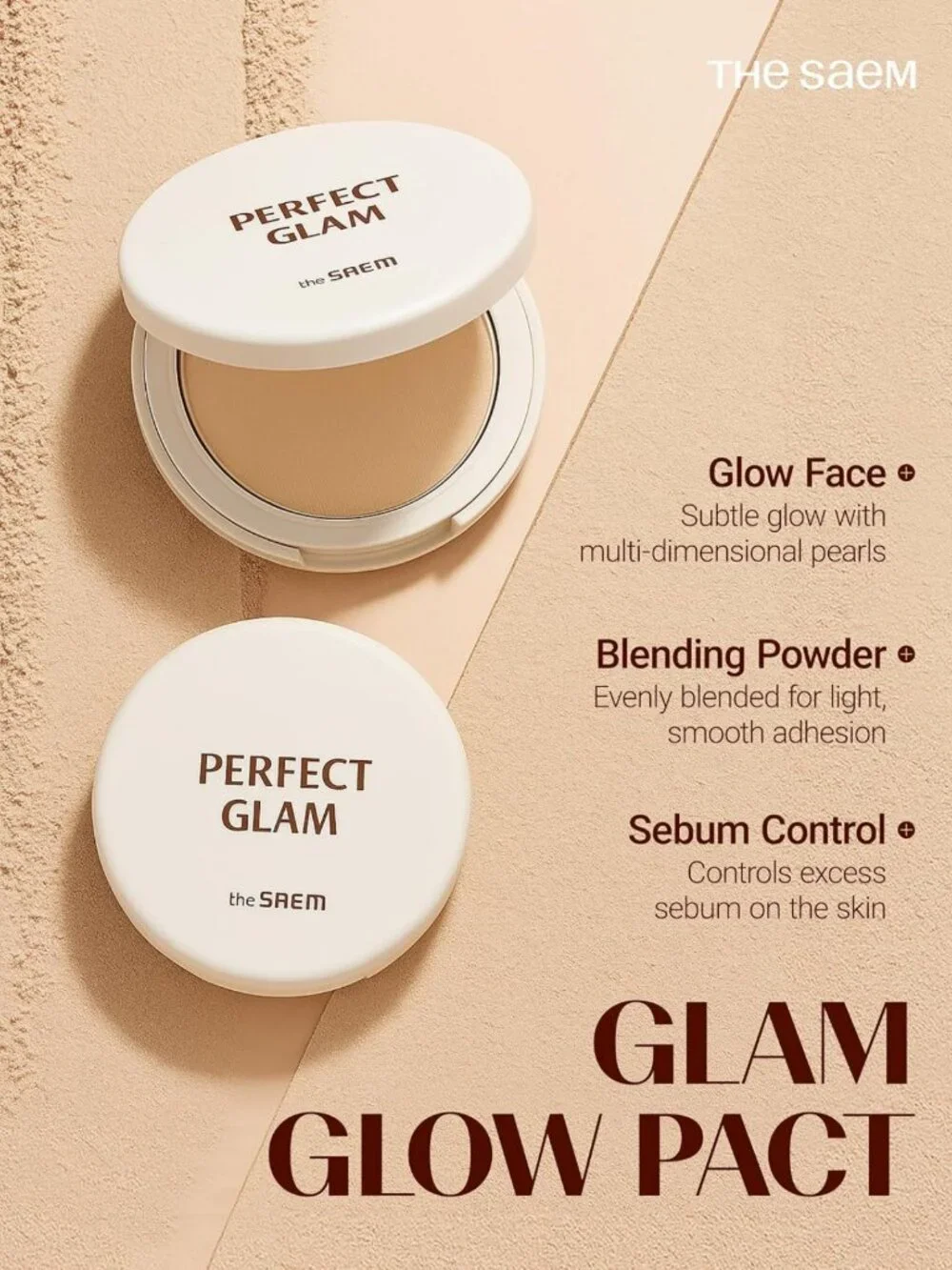 Illuminating Face Powder with Colorful Pearls - Soft Radiant Glow & Sebum